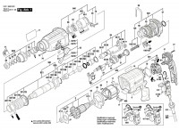 Bosch 3 611 BA0 091 GBH 2-24D Rotary Hammer Spare Parts